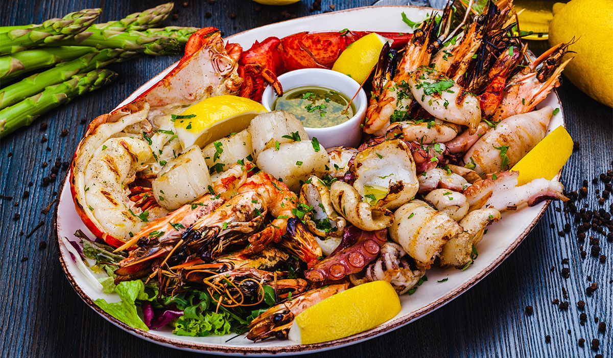 Taj Mahal Nos poissons et fruits de mer a Bruxelles